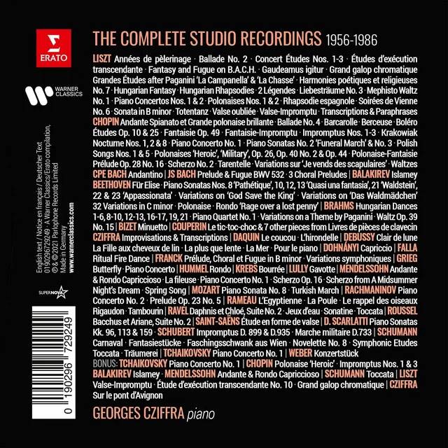 Georges Cziffra The Complete Studio Recordings (41CD) 