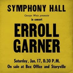 Erroll Garner Symphony Hall Concert (LP)