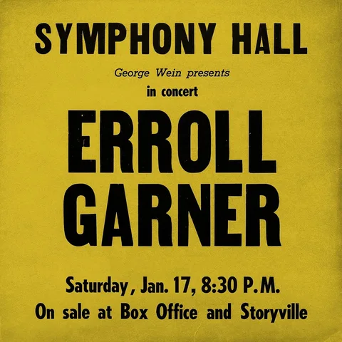 Erroll Garner Symphony Hall Concert (LP)