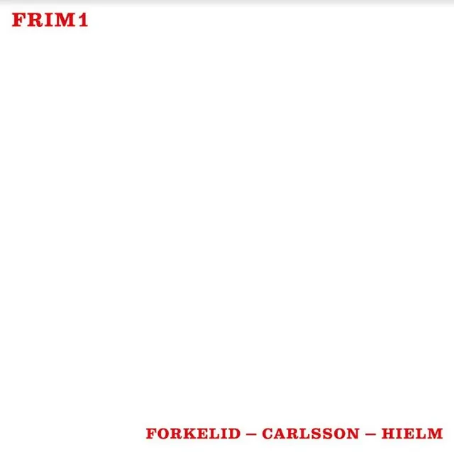 Elin Forkelid-Gustaf Carlsson-Erik Hielm Can't Hide (LP) 
