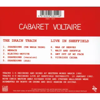 Cabaret Voltaire/The Pressure Company The Drain Train/Live In Sheffield… (CD)