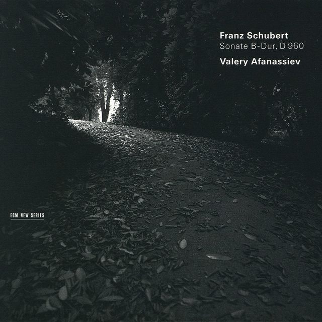 Valery Afanassiev Schubert: Sonate B-Dur, D 960 (CD) 