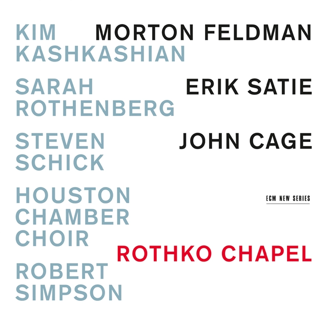 Kim Kashkashian/Rothenberg/Schick Rothko Chapel (CD) 