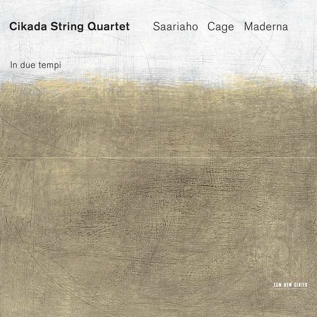 Cikada String Quartet In Due Tempi (CD) 