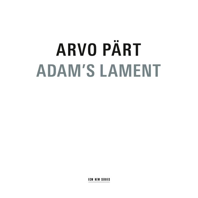 Arvo Pärt Adam's Lament (CD) 
