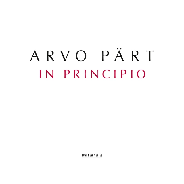 Arvo Pärt In Principio (CD) 
