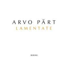 Arvo Pärt Lamentate (CD)
