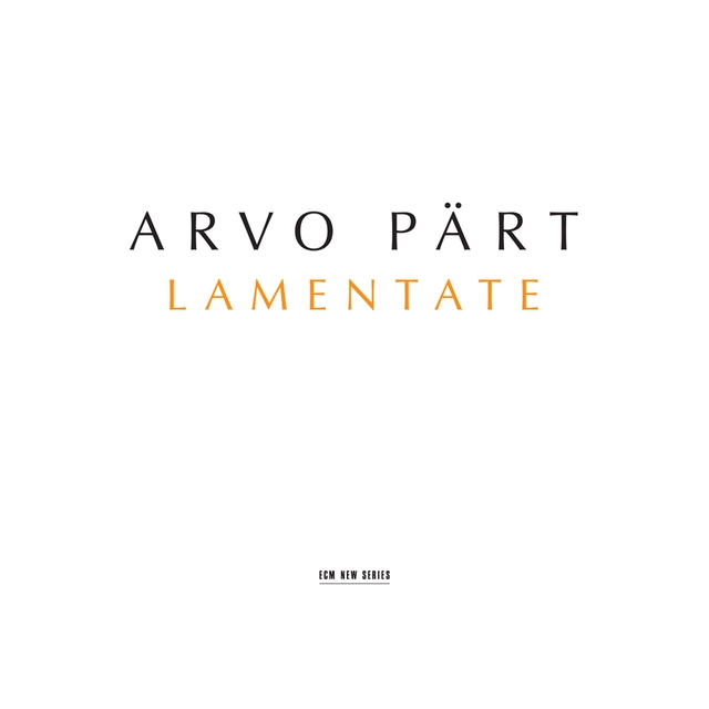Arvo Pärt Lamentate (CD) 