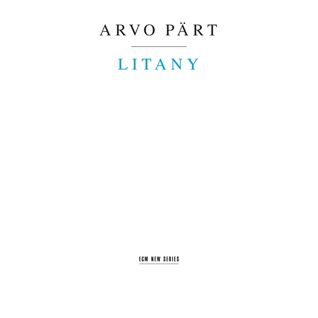 Arvo Pärt Litany (CD) 