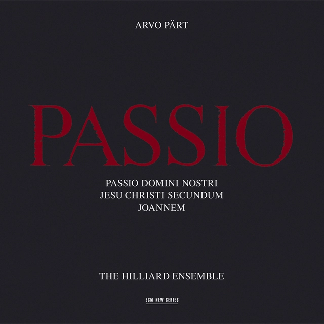 Arvo Pärt Passio (CD) 