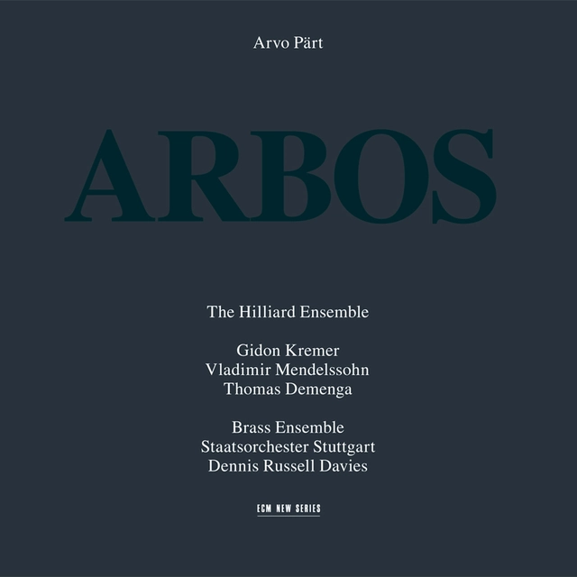 Arvo Pärt Arbos (CD) 