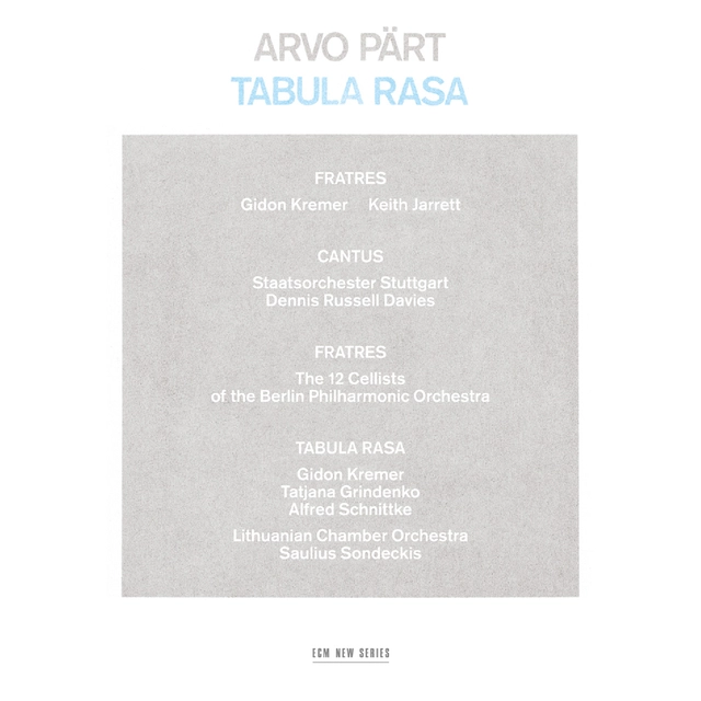 Arvo Pärt Tabula Rasa (CD) 