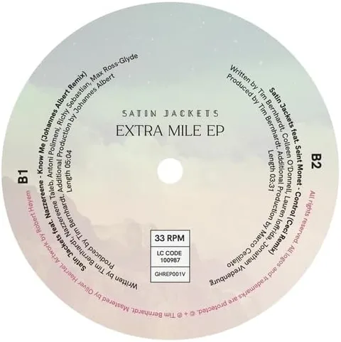 Satin Jackets Extra Mile EP (12") 