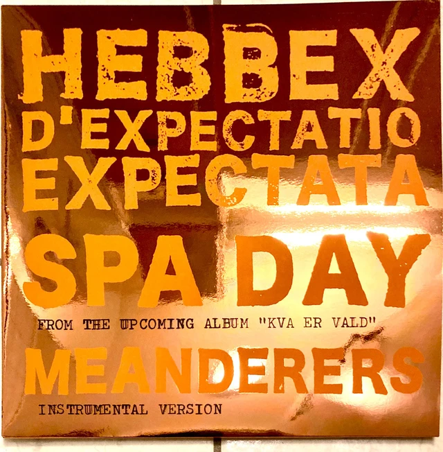 Hebbex d'Expectatio Expectata Spa Day / Meanderers (10") 