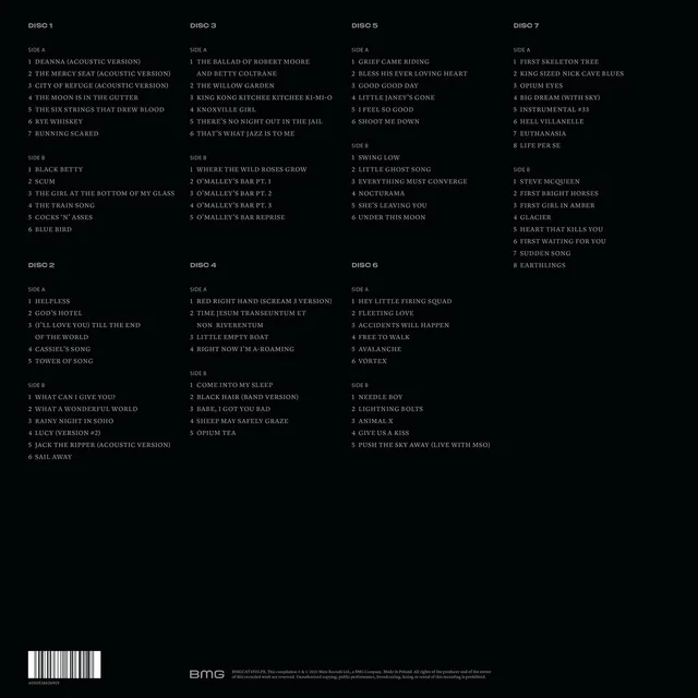 Nick Cave & The Bad Seeds B-Sides & Rarities I &  II - LTD (7LP) 