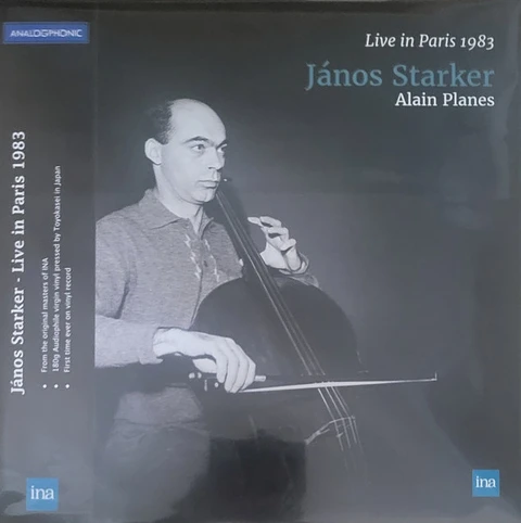 Janos Starker / Alain Planes Live in Paris 1983 (LP) 