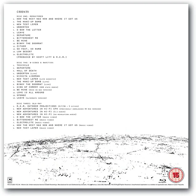 R.E.M. New Adventures In Hi-Fi: 25th… (2CD+BD) 