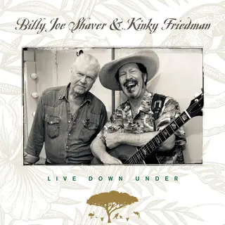 Billy Joe Shaver &amp; Kinky Friedman Live Down Under (CD)