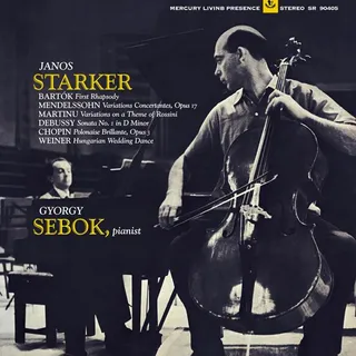 Janos Starker / Gyorgy Sebok Bartok, Mendelssohn, Martinu.. (LP)