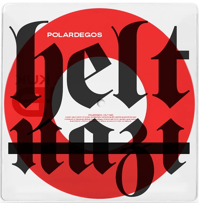 Polardegos & Brutal Kuk Helt Nazi / 10 Bud LTD (7") 