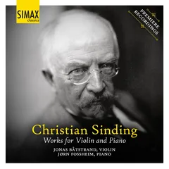 Jonas Båtstrand/Jørn Fossheim Sinding: Works For Violin And Piano (CD)
