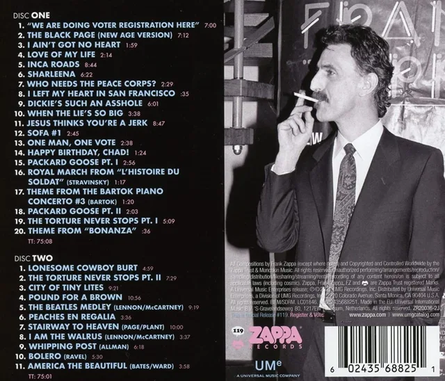 Frank Zappa Zappa '88: The Last U.S. Show (2CD) 