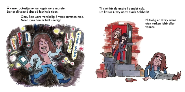 Flu Hartberg Min Første Bok Om Ozzy Osbourne (BOK) 