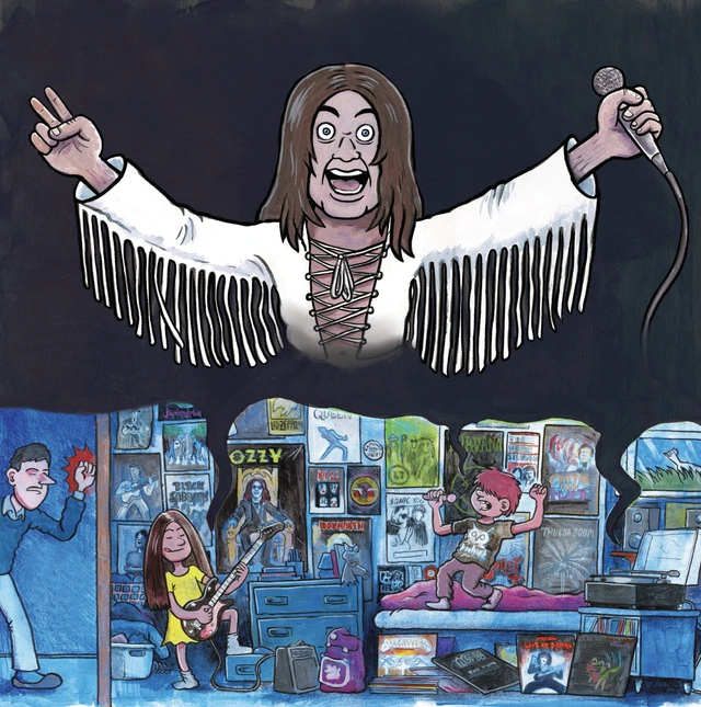 Flu Hartberg - Ozzy Osbourne (TRYKK) Trykk i 50 nummererte og signerte eks. 