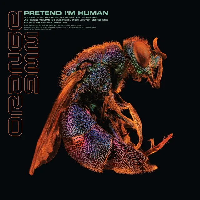 Orange 9mm Pretend I'm Human - LTD (LP) 