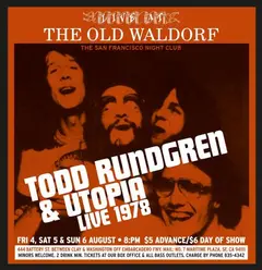 Todd Rundgren &amp; Utopia Live At Old Waldorf (2CD)