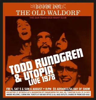 Todd Rundgren &amp; Utopia Live At Old Waldorf (2CD)