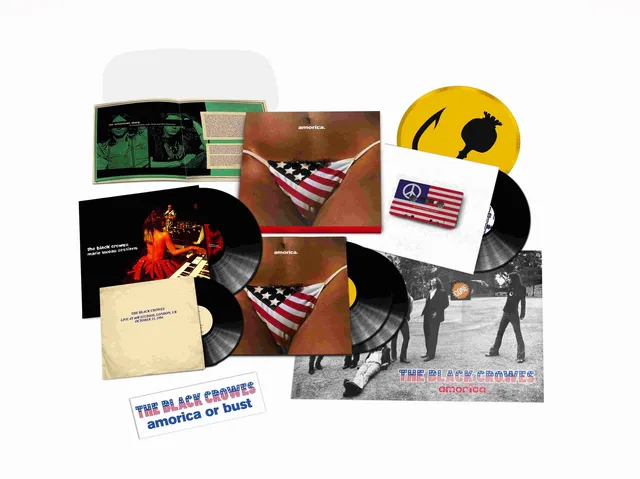 The Black Crowes Amorica: Super Deluxe… - LTD (4LP+10") 