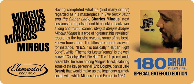 Charles Mingus Mingus Mingus Mingus Mingus Mingus (LP) 