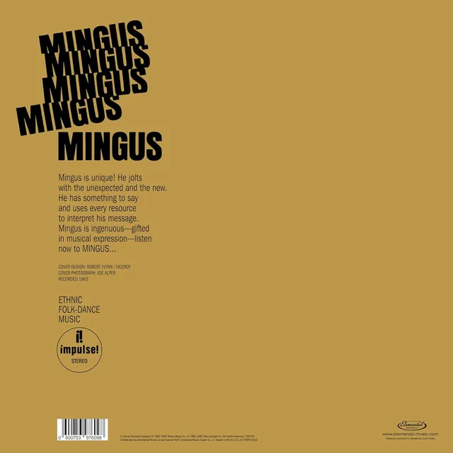 Charles Mingus Mingus Mingus Mingus Mingus Mingus (LP) 