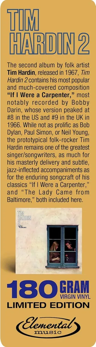Tim Hardin Tim Hardin 2 (LP) 