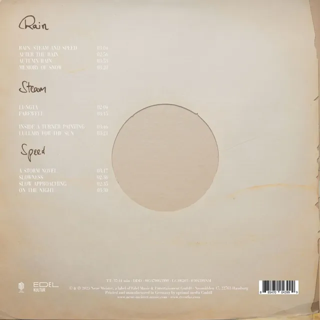 Reentko Dirks Rain, Steam And Speed (LP) 