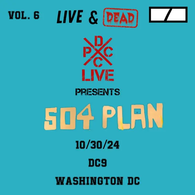 504 Plan DCxPC Live & Dead Vol. 6 (LP) 
