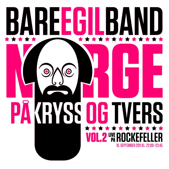 Bare Egil Band Norge På Kryss Og Tvers Vol. 2 (2CD) 