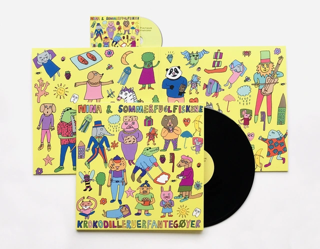 Nina & Sommerfuglfiskene Krokodilleruerfantegøyer (LP+CD) 