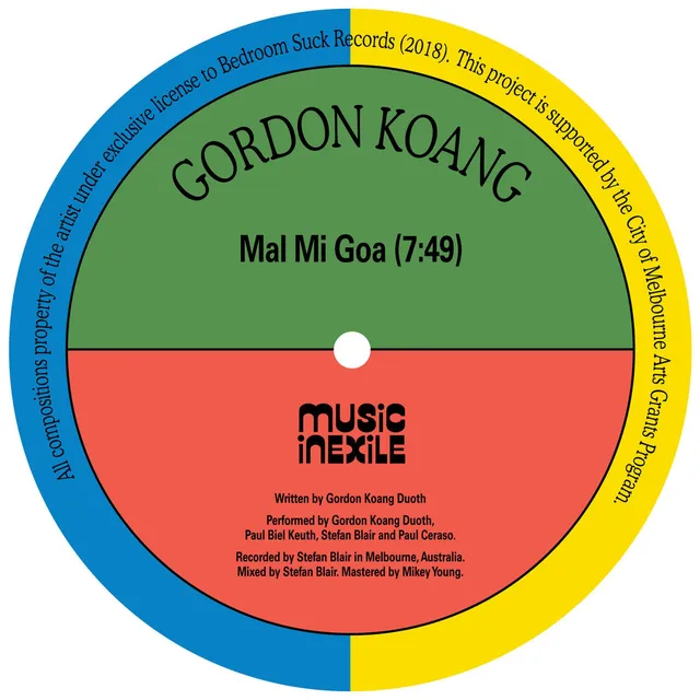 Gordon Koang Mal Mi Goa / Salaam (12") 