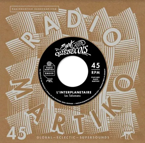 Les Talismans/Les Jaguars Surf Quebecois (7") 