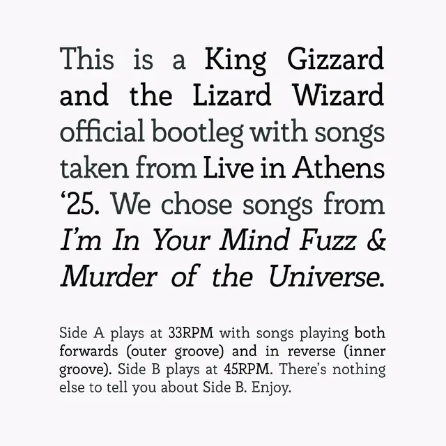 King Gizzard & The Lizard Wizard Songs From I'm In Your Mind Fuzz… (LP) 