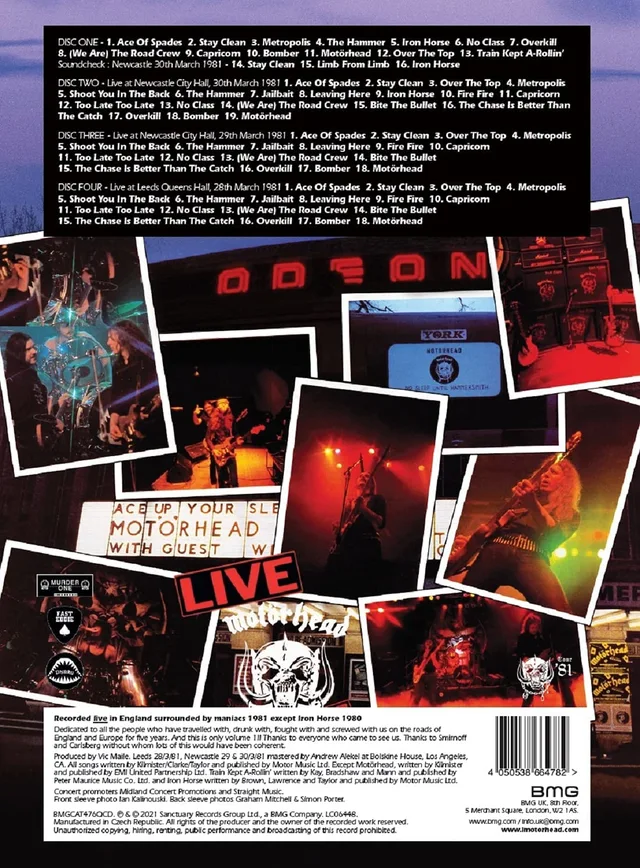 Motörhead No Sleep 'Til Hammersmith - 40th… (4CD) 