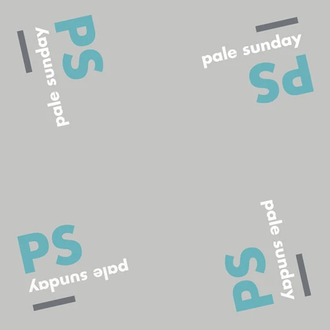 Pale Sunday & Postal Blue Pale Sunday & Postal Blue Split (7") 