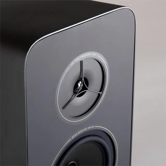 Rega Kyte, Matt svart 2-veis stativ/bokhylle-høyttaler 