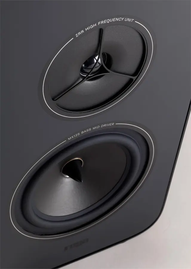 Rega Kyte, Matt svart 2-veis stativ/bokhylle-høyttaler 