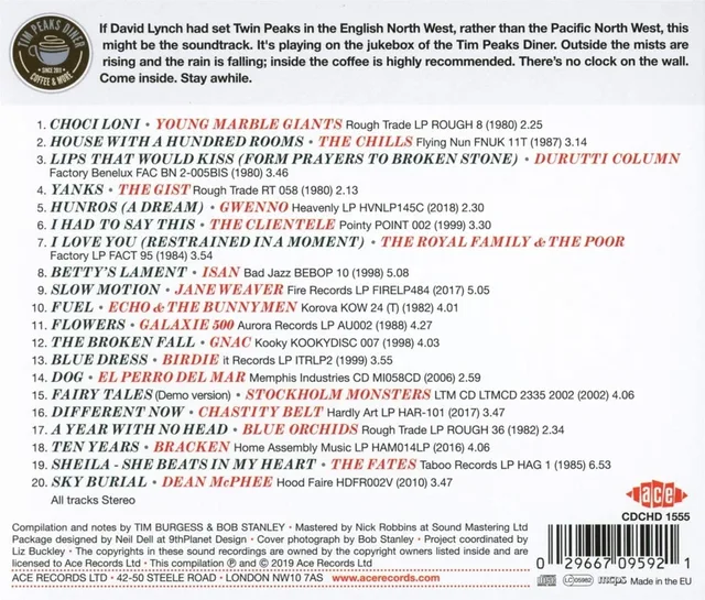 Tim Burgess & Bob Stanley Tim Peaks (CD) 