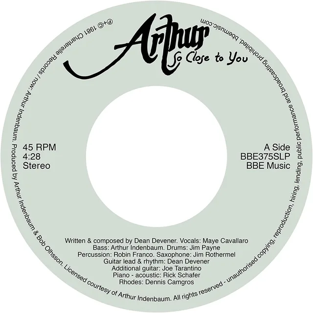 Arthur So Close To You / Reincarnation (7") 