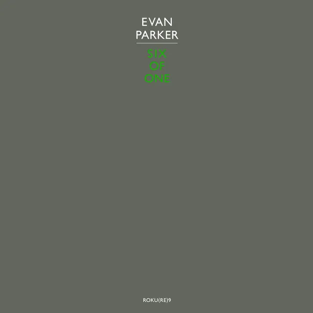 Evan Parker Six Of One (LP) 