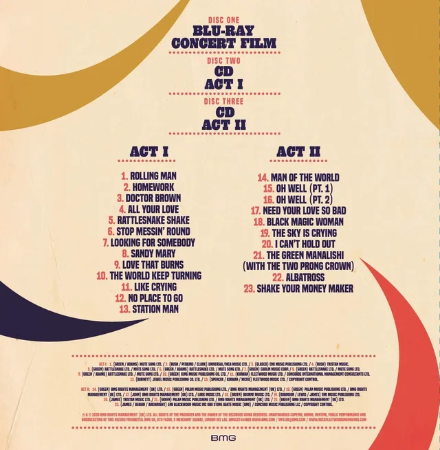 Mick Fleetwood & Friends Celebrate The Music Of Peter Green Box 